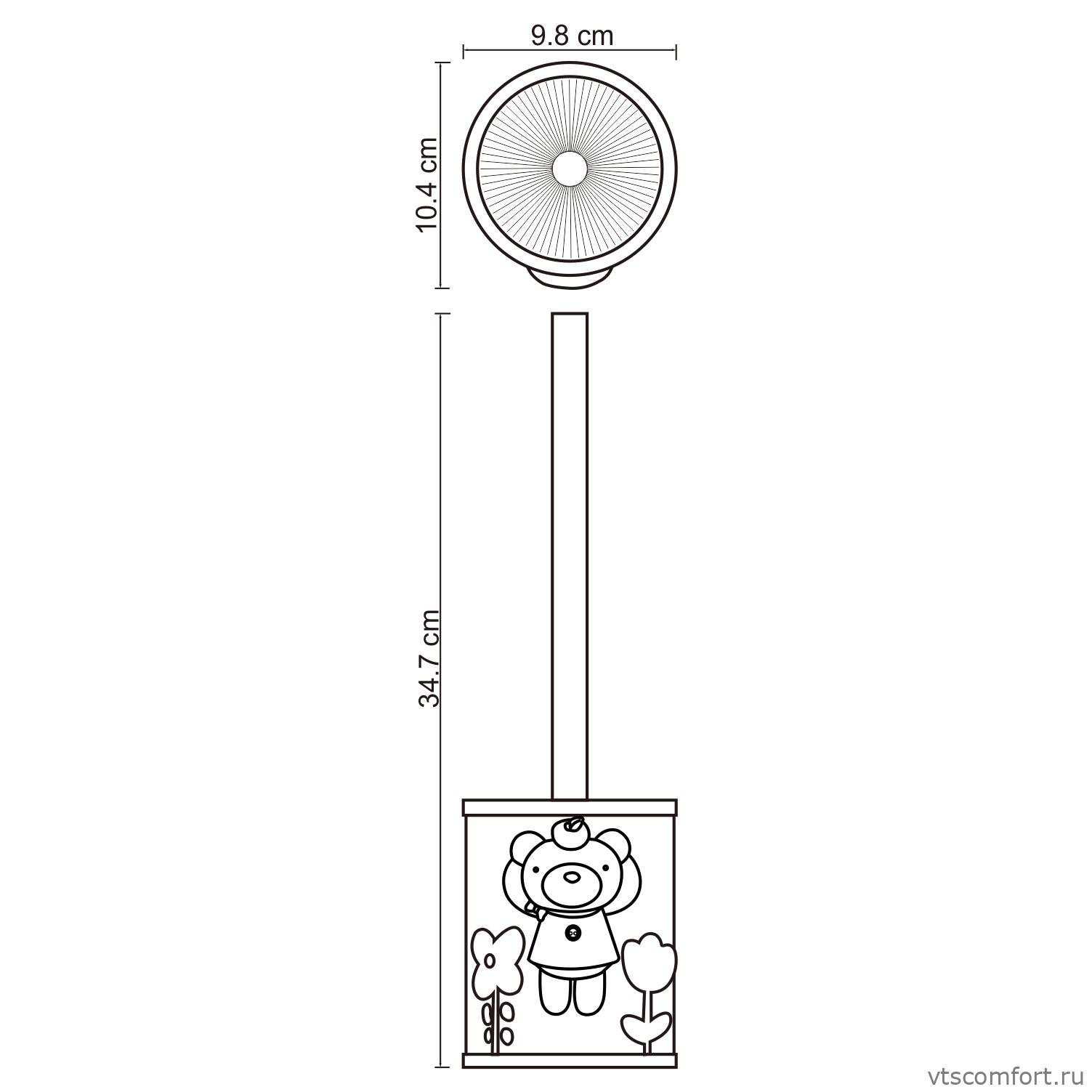 Фото WasserKraft Lossa K-3427 Щетка для унитаза Изображение WasserKraft Lossa K-3427 Щетка для унитаза