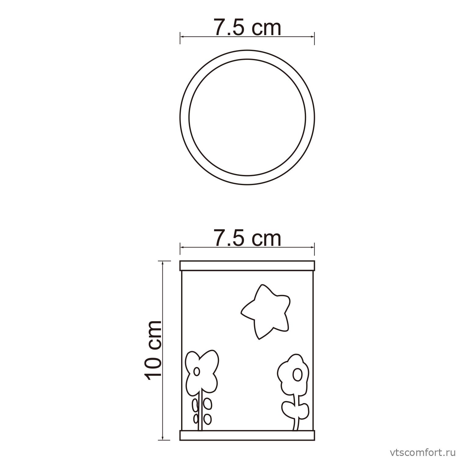 Фото WasserKraft Lossa K-3428 Стакан для зубных щеток Изображение WasserKraft Lossa K-3428 Стакан для зубных щеток
