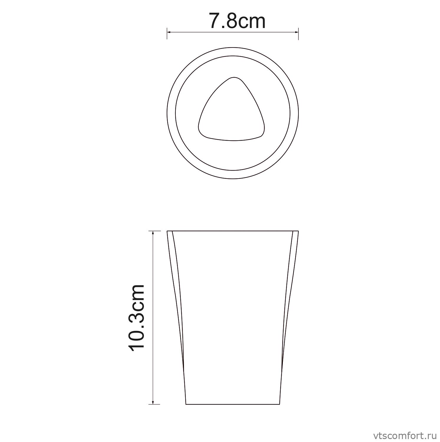 Фото WasserKraft Ohre K-37728 Стакан для зубных щеток Изображение WasserKraft Ohre K-37728 Стакан для зубных щеток