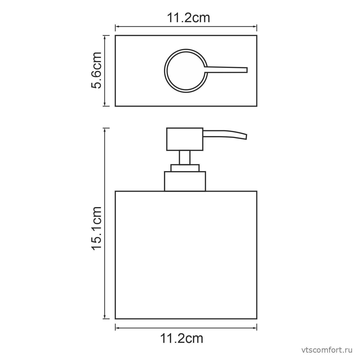 Фото WasserKraft Abens K-3799 Дозатор для жидкого мыла Изображение WasserKraft Abens K-3799 Дозатор для жидкого мыла