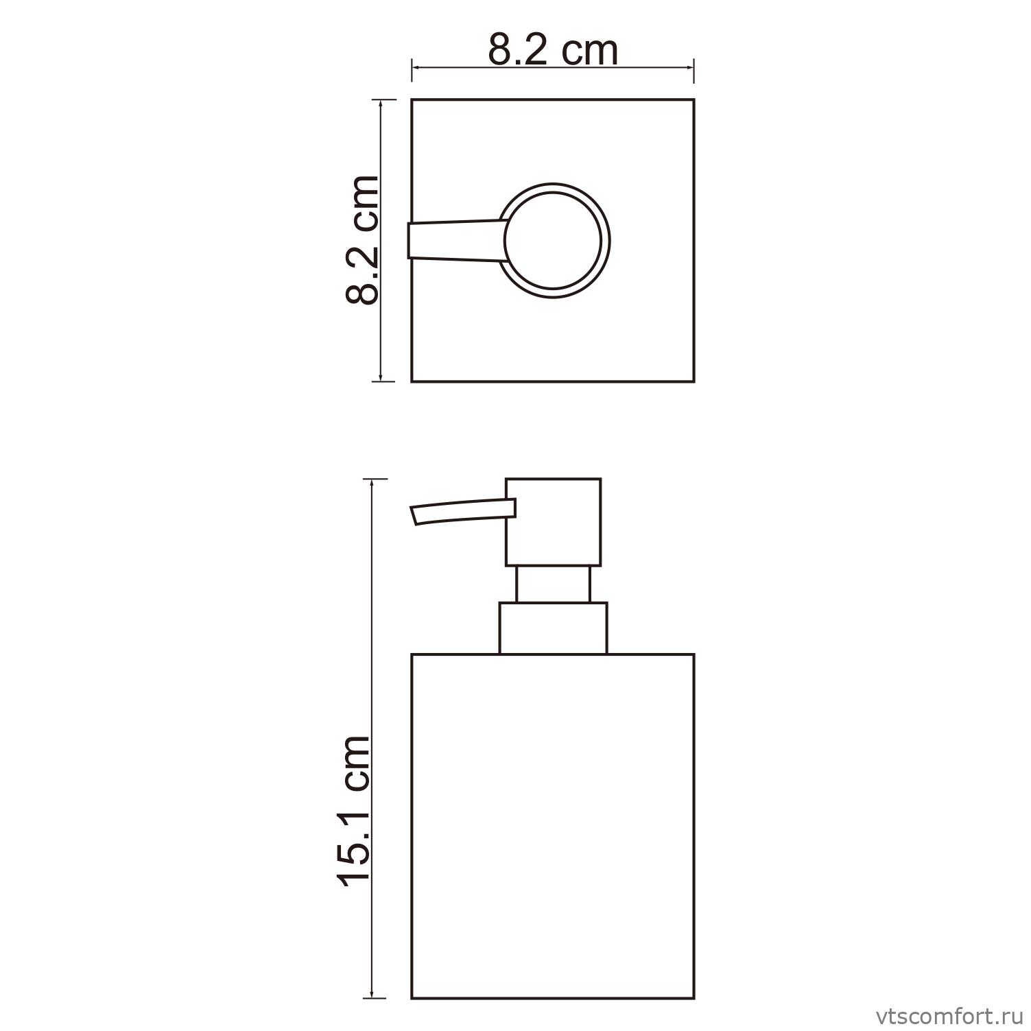 Фото WasserKraft Leine K-3899 Дозатор для жидкого мыла Изображение WasserKraft Leine K-3899 Дозатор для жидкого мыла