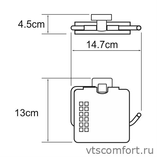 Фото WasserKraft Dill K-3925 Держатель туалетной бумаги Изображение WasserKraft Dill K-3925 Держатель туалетной бумаги