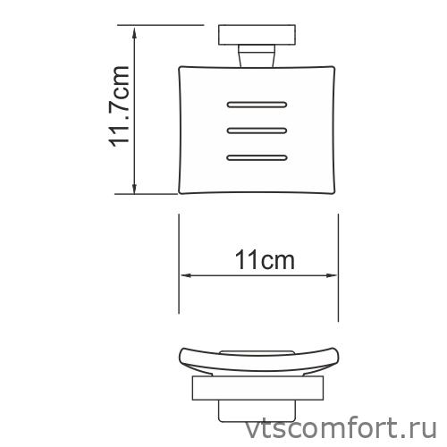 Фото WasserKraft Dill K-3929 Мыльница Изображение WasserKraft Dill K-3929 Мыльница