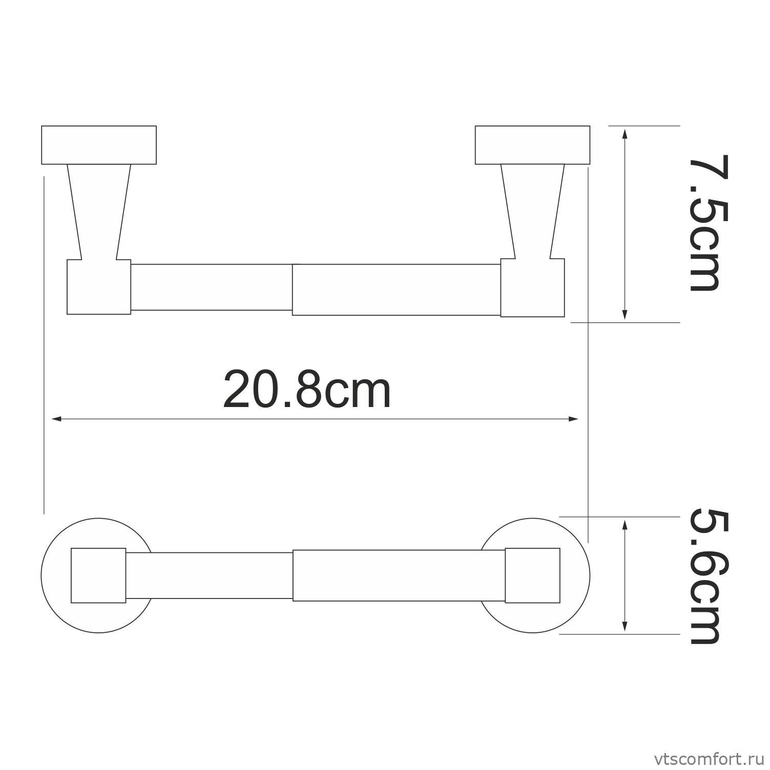 Фото WasserKraft Isen K-4022 Держатель туалетной бумаги Изображение WasserKraft Isen K-4022 Держатель туалетной бумаги