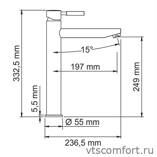 Фото WasserKraft Main 4103H Смеситель для умывальника Изображение WasserKraft Main 4103H Смеситель для умывальника