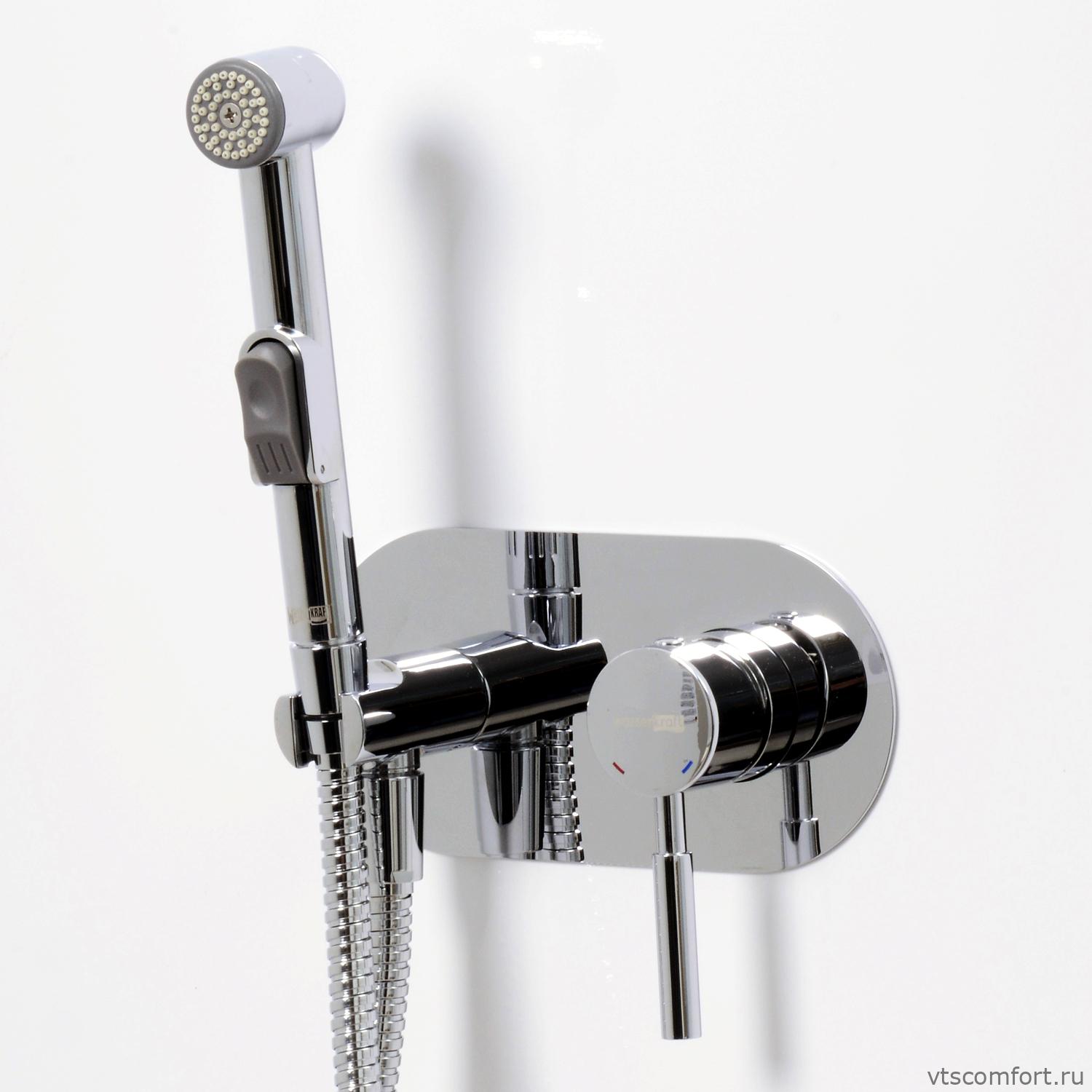 Фото WasserKraft Main 4138 Встраиваемый смеситель для душа с гигиенической лейкой Изображение WasserKraft Main 4138 Встраиваемый смеситель для душа с гигиенической лейкой