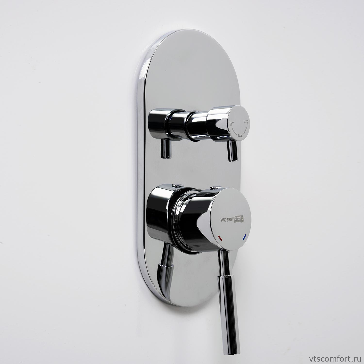 Фото WasserKraft Main 4141 Смеситель для ванны и душа Изображение WasserKraft Main 4141 Смеситель для ванны и душа