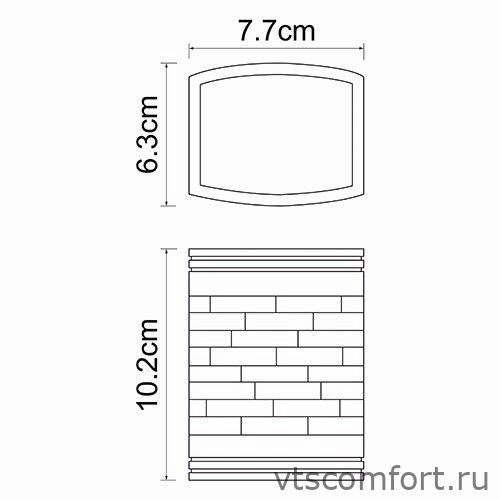 Фото WasserKraft Main K-4728 Стакан для зубных щеток Изображение WasserKraft Main K-4728 Стакан для зубных щеток