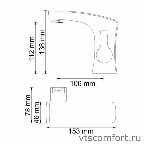 Фото WasserKraft Berkel 4803 Смеситель для умывальника Изображение WasserKraft Berkel 4803 Смеситель для умывальника