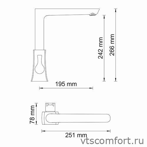 Фото WasserKraft Berkel 4807 Смеситель для кухни Изображение WasserKraft Berkel 4807 Смеситель для кухни
