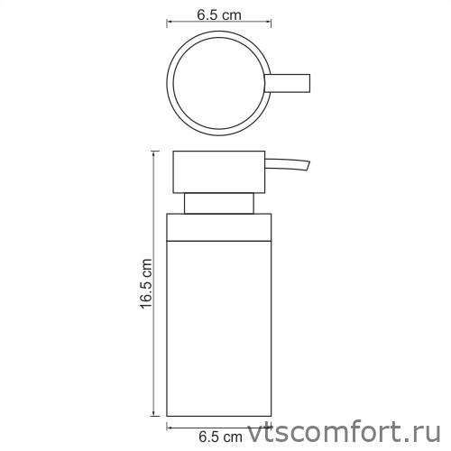 Фото WasserKraft Berkel K-4999 Дозатор для жидкого мыла Изображение WasserKraft Berkel K-4999 Дозатор для жидкого мыла
