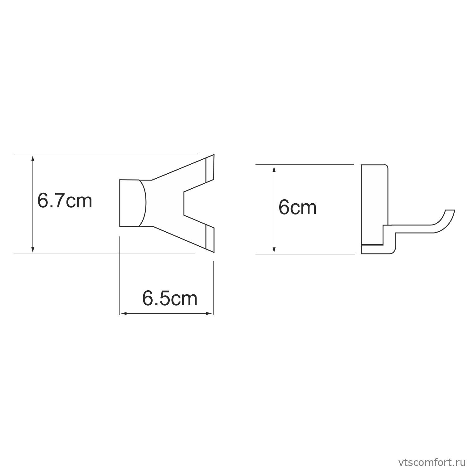 Фото Leine K-5023DWHITE (ранее К-5023WHITE) Крючок двойной Изображение Leine K-5023DWHITE (ранее К-5023WHITE) Крючок двойной
