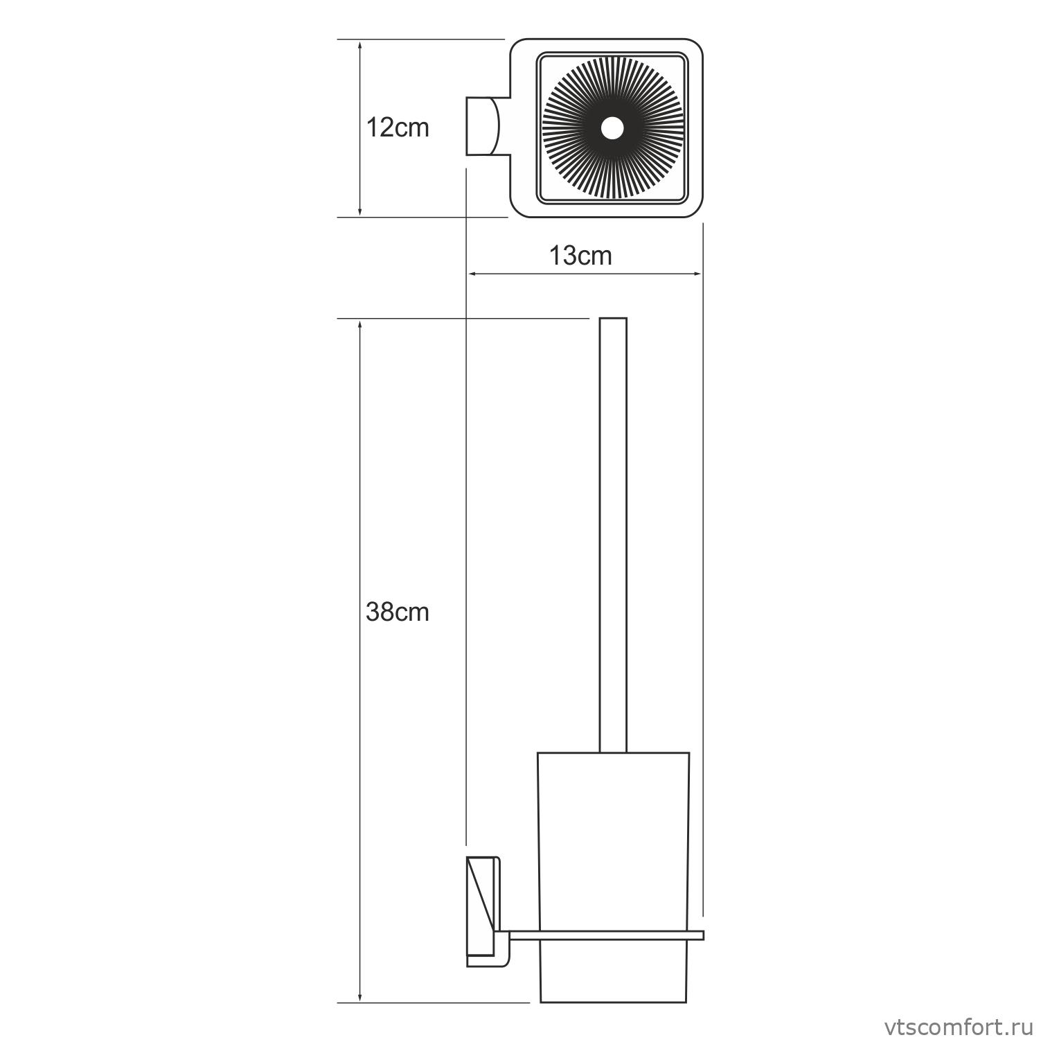 Фото WasserKraft Leine K-5027WHITE Щетка для унитаза подвесная Изображение WasserKraft Leine K-5027WHITE Щетка для унитаза подвесная