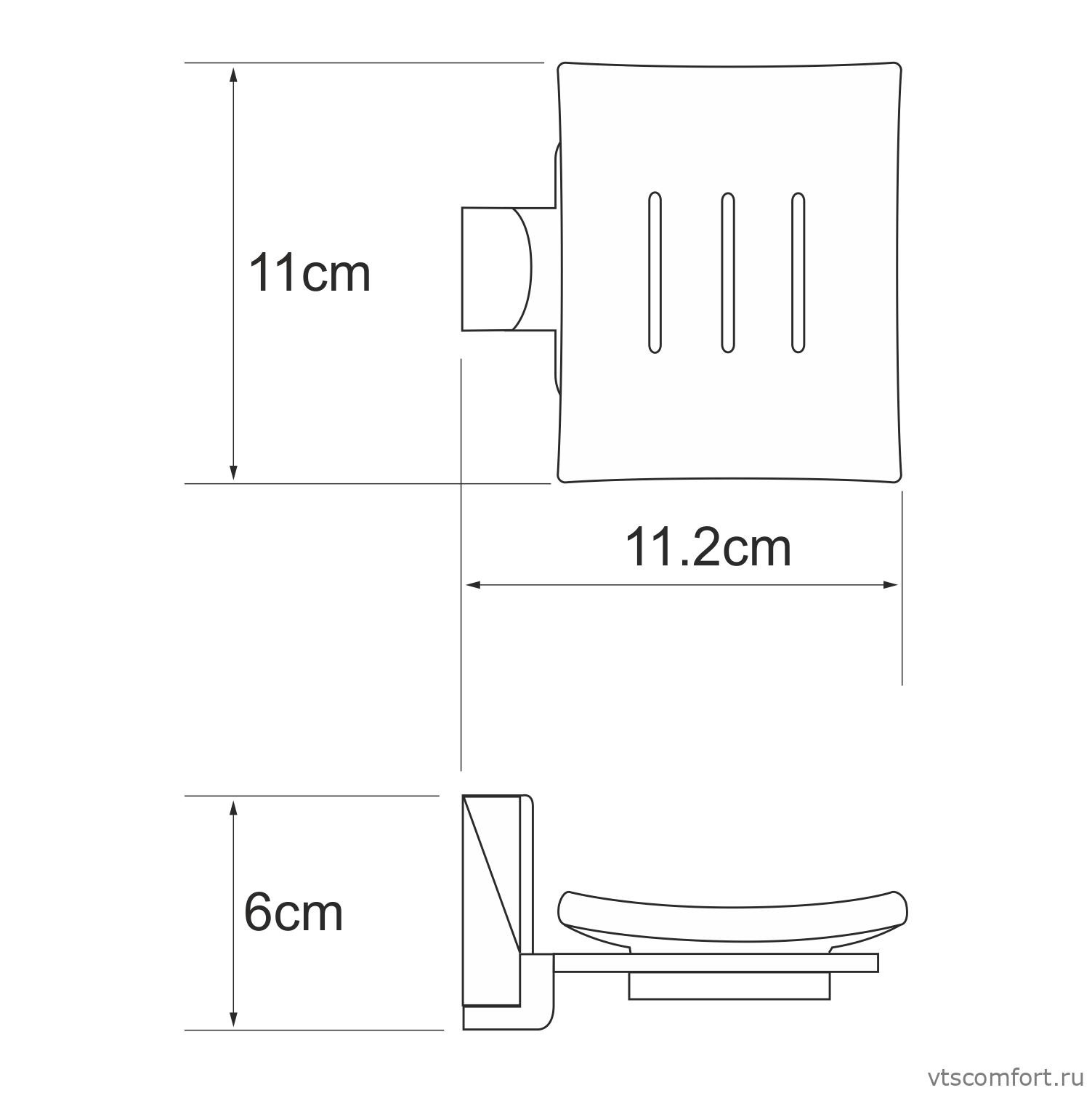 Фото WasserKraft Leine K-5029WHITE Мыльница Изображение WasserKraft Leine K-5029WHITE Мыльница