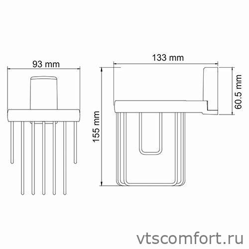 Фото WasserKraft Leine K-5045 Держатель освежителя воздуха Изображение WasserKraft Leine K-5045 Держатель освежителя воздуха