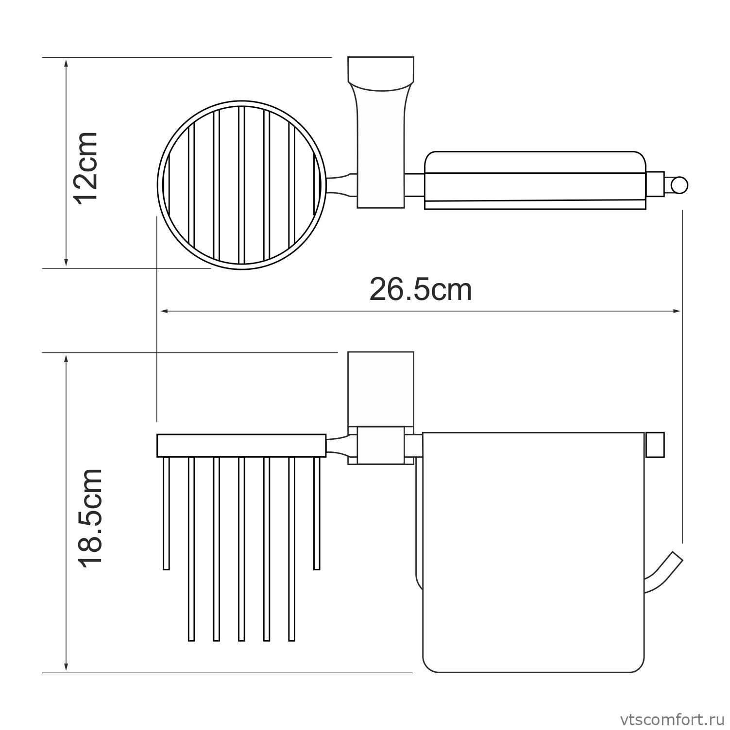 Фото WasserKraft Leine K-5059WHITE Держатель туалетной бумаги и освежителя Изображение WasserKraft Leine K-5059WHITE Держатель туалетной бумаги и освежителя
