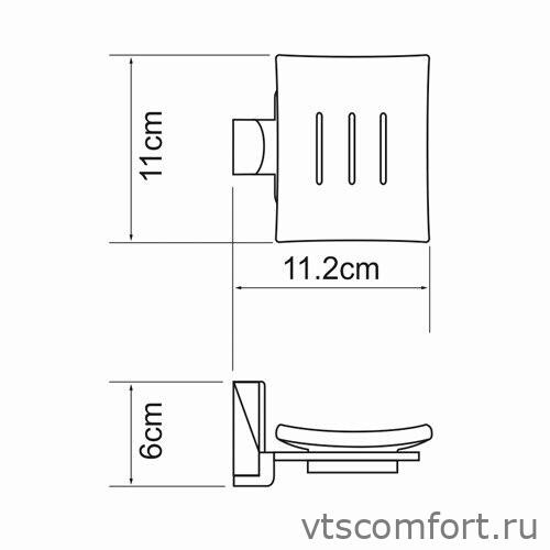 Фото WasserKraft Exter K-5229 Мыльница Изображение WasserKraft Exter K-5229 Мыльница