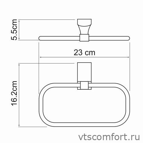 Фото WasserKraft Exter K-5260 Держатель полотенец Изображение WasserKraft Exter K-5260 Держатель полотенец