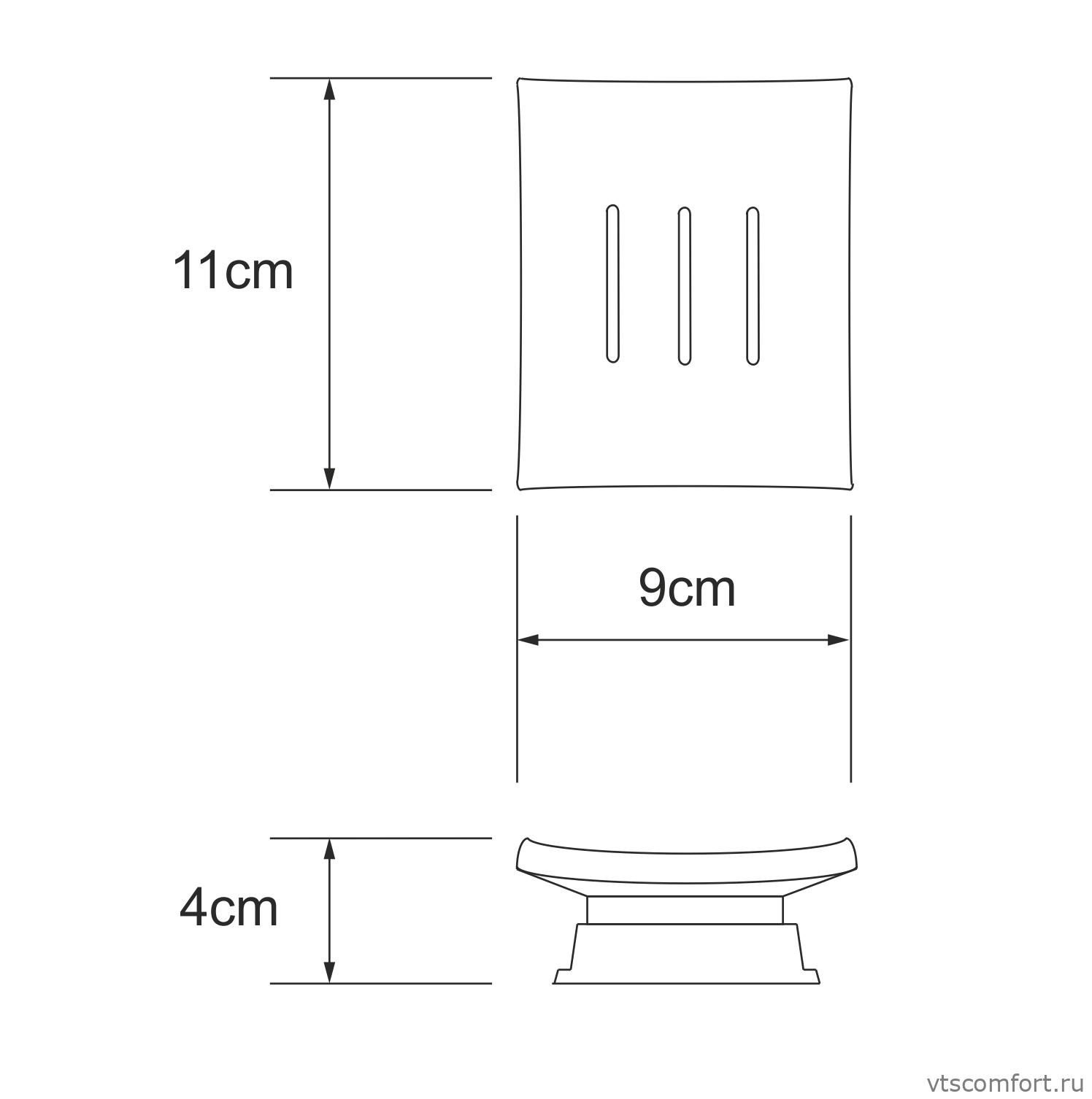 Фото WasserKraft Amper K-5429BLACK Мыльница Изображение WasserKraft Amper K-5429BLACK Мыльница