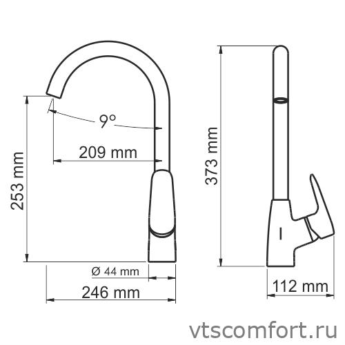 Фото WasserKraft Vils 5607 Смеситель для кухни Изображение WasserKraft Vils 5607 Смеситель для кухни