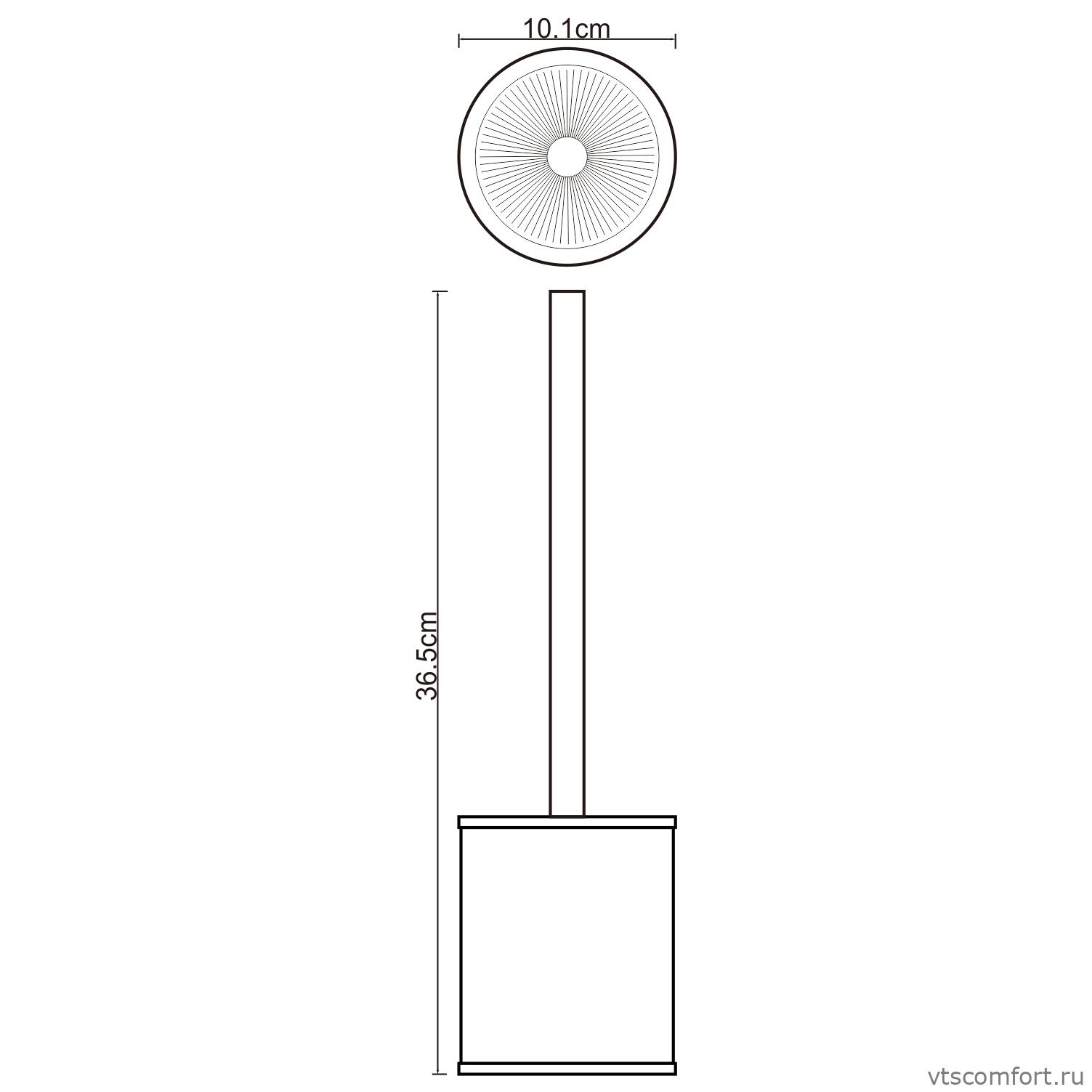 Фото WasserKraft Rossel K-5727 Щетка для унитаза Изображение WasserKraft Rossel K-5727 Щетка для унитаза