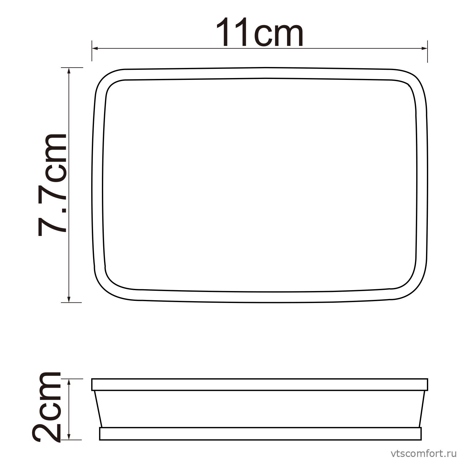 Фото WasserKraft Rossel K-5729 Мыльница Изображение WasserKraft Rossel K-5729 Мыльница
