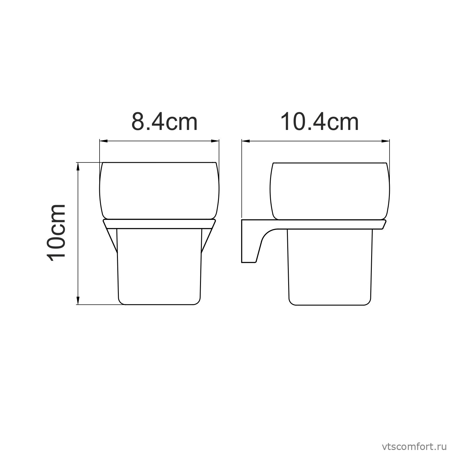 Фото WasserKraft Aisch K-5928 Подстаканник одинарный Изображение WasserKraft Aisch K-5928 Подстаканник одинарный
