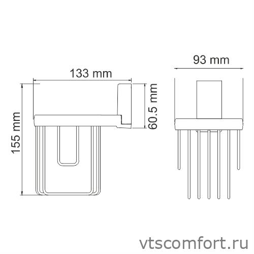 Фото WasserKraft Lopau K-6045 Держатель освежителя воздуха Изображение WasserKraft Lopau K-6045 Держатель освежителя воздуха