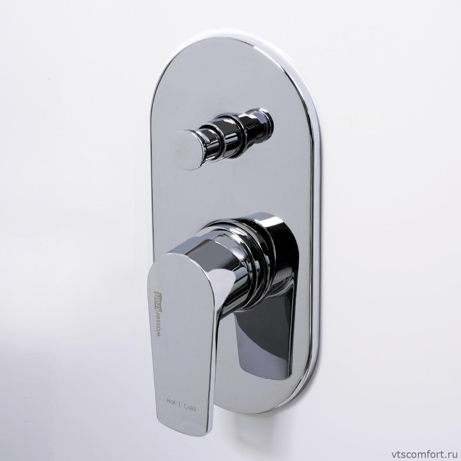 Фото WasserKraft Dill 6161 Смеситель для ванны и душа Изображение WasserKraft Dill 6161 Смеситель для ванны и душа