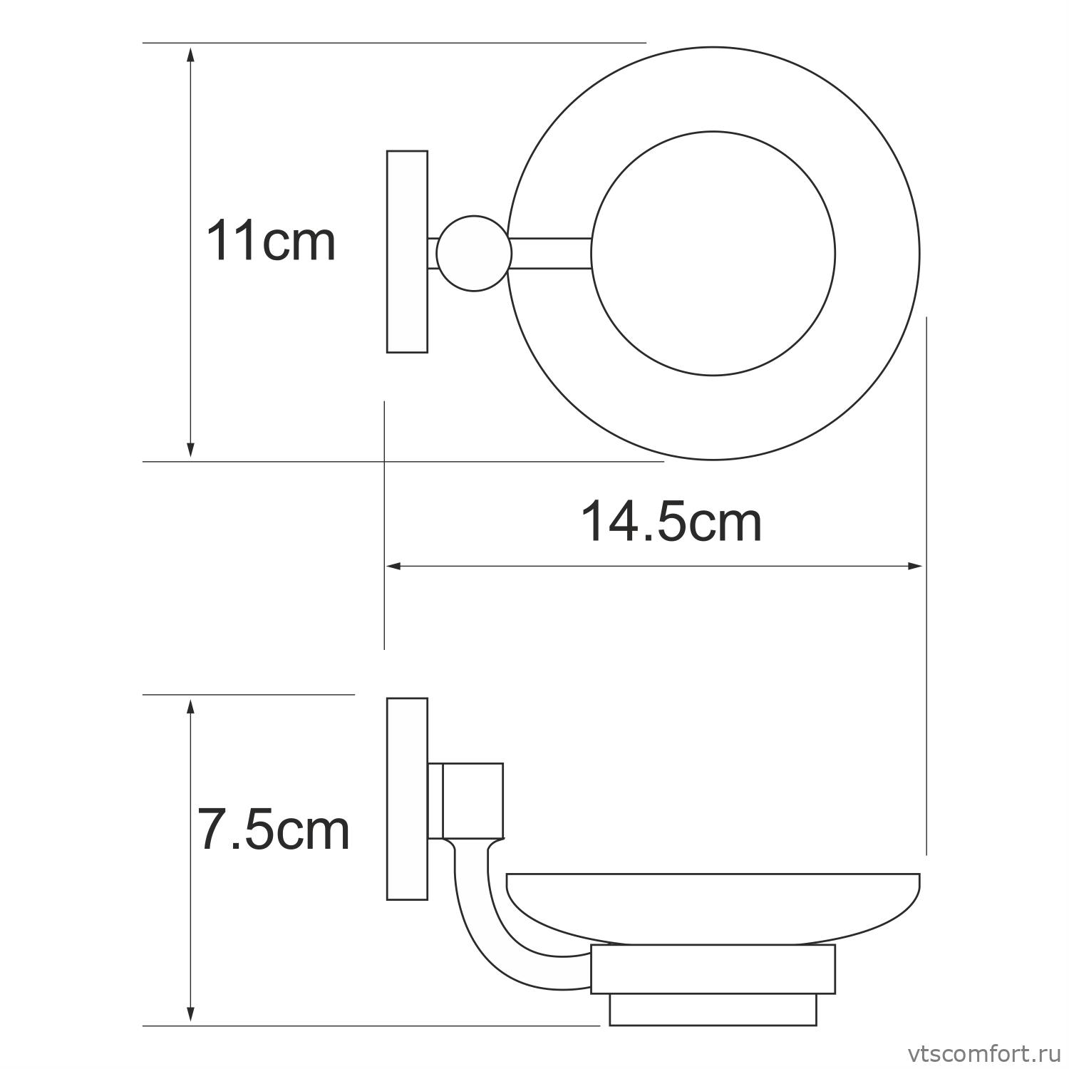 Фото WasserKraft Rhein K-6229 Мыльница Изображение WasserKraft Rhein K-6229 Мыльница
