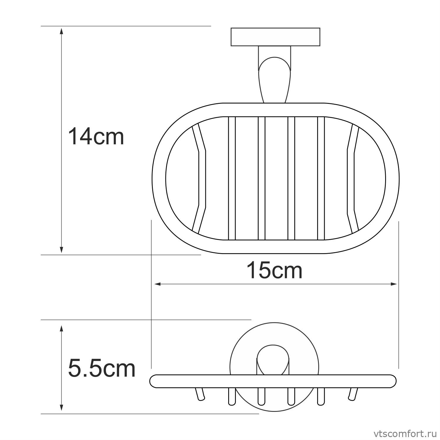 Фото WasserKraft Rhein K-6269 Мыльница решетка Изображение WasserKraft Rhein K-6269 Мыльница решетка