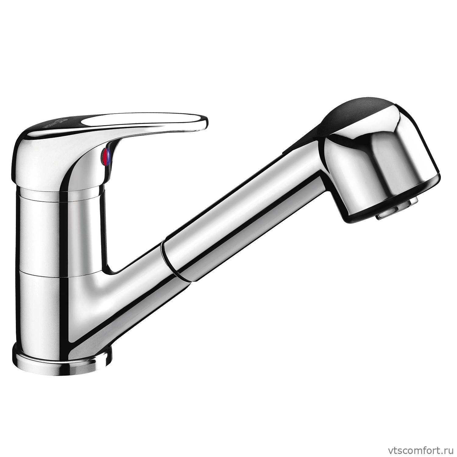 Фото WasserKraft Oder 6365 Смеситель для кухни с выдвижной лейкой Изображение WasserKraft Oder 6365 Смеситель для кухни с выдвижной лейкой