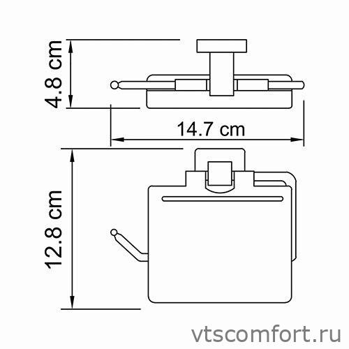 Фото WasserKraft Lippe K-6525 Держатель туалетной бумаги Изображение WasserKraft Lippe K-6525 Держатель туалетной бумаги