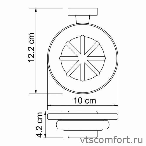 Фото WasserKraft Lippe K-6529 Мыльница Изображение WasserKraft Lippe K-6529 Мыльница