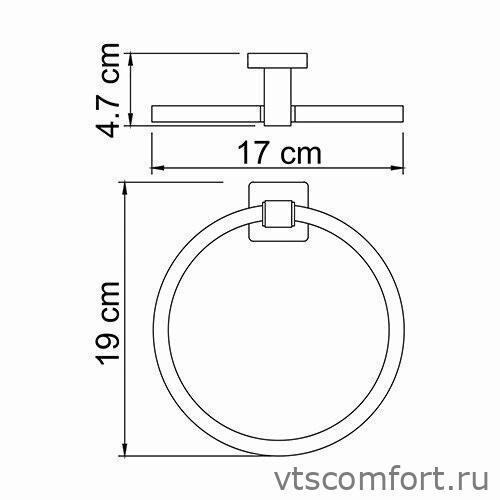 Фото WasserKraft Lippe K-6560 Держатель полотенец Изображение WasserKraft Lippe K-6560 Держатель полотенец
