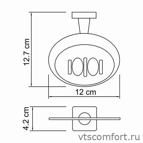 Фото WasserKraft Lippe K-6569 Мыльница решетка Изображение WasserKraft Lippe K-6569 Мыльница решетка