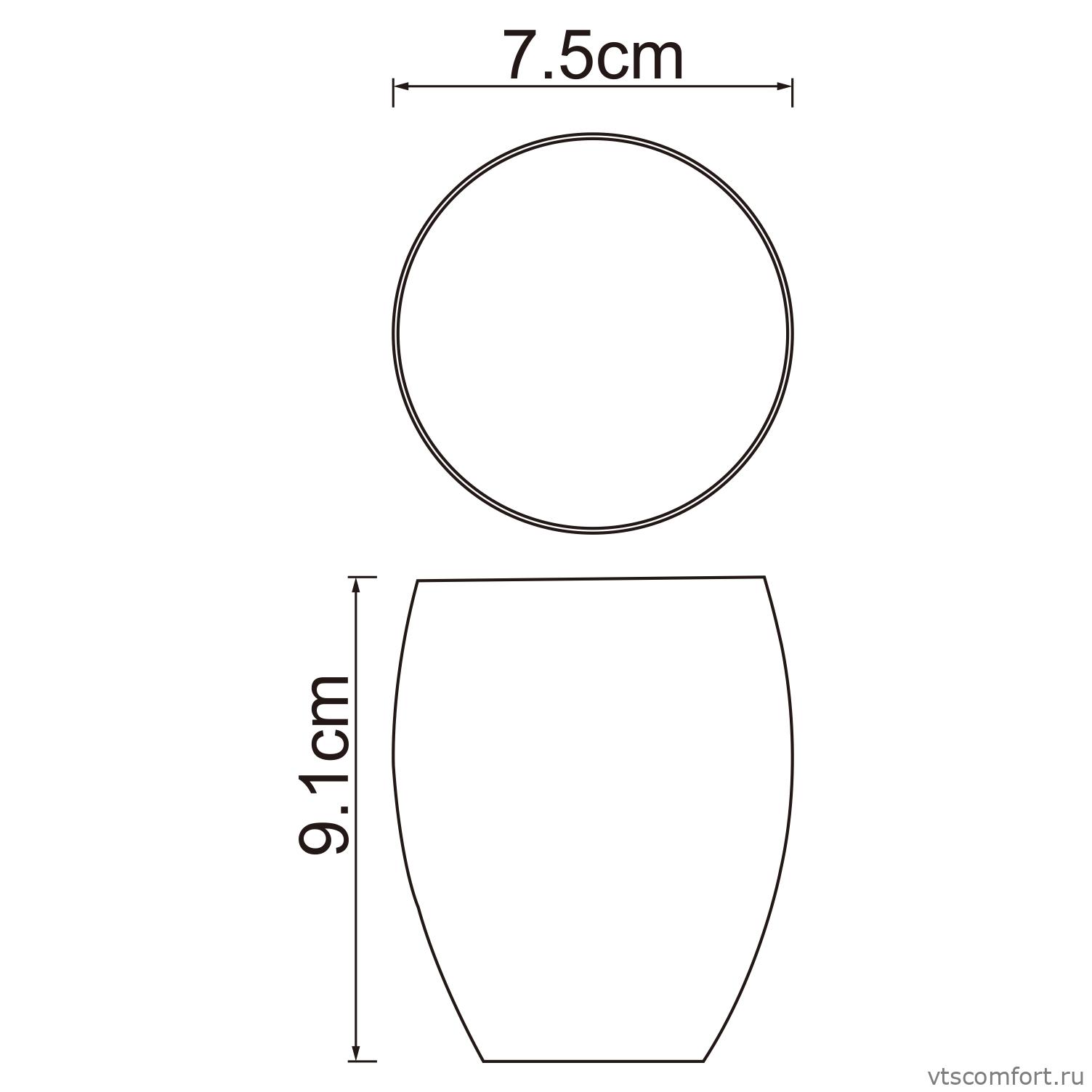 Фото WasserKraft Ruwer K-6728 Стакан для зубных щеток Изображение WasserKraft Ruwer K-6728 Стакан для зубных щеток
