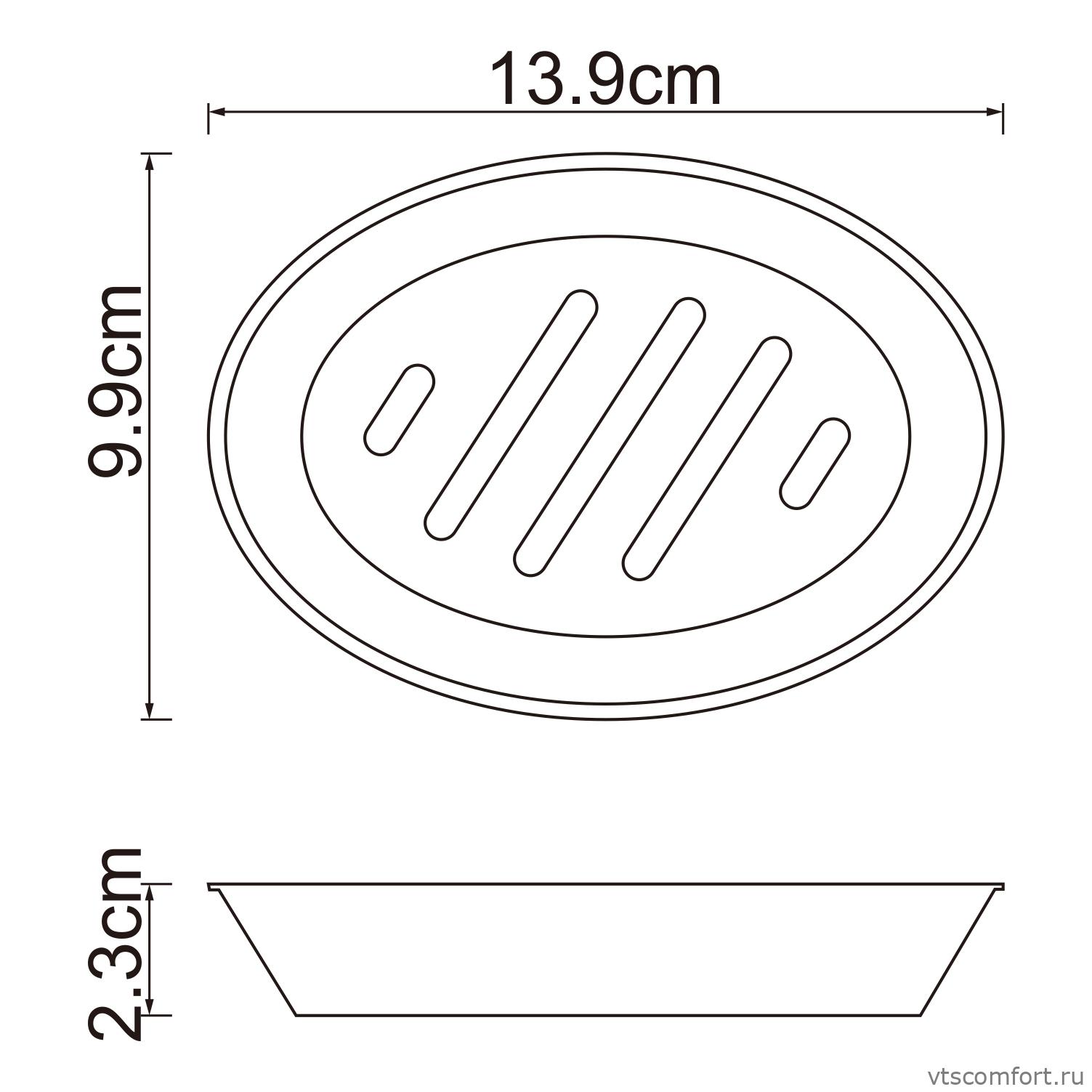 Фото WasserKraft Ruwer K-6729 Мыльница Изображение WasserKraft Ruwer K-6729 Мыльница