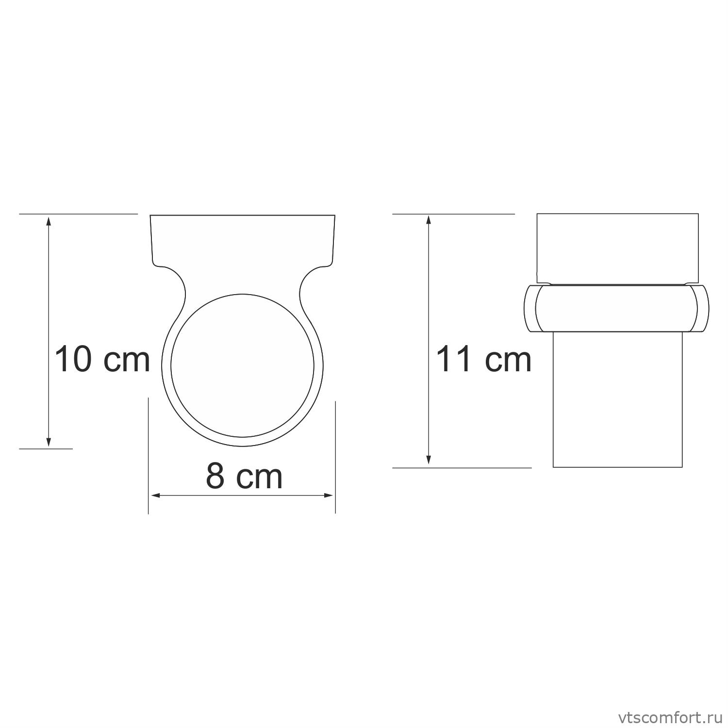 Фото WasserKraft Berkel K-6828 Подстаканник одинарный Изображение WasserKraft Berkel K-6828 Подстаканник одинарный