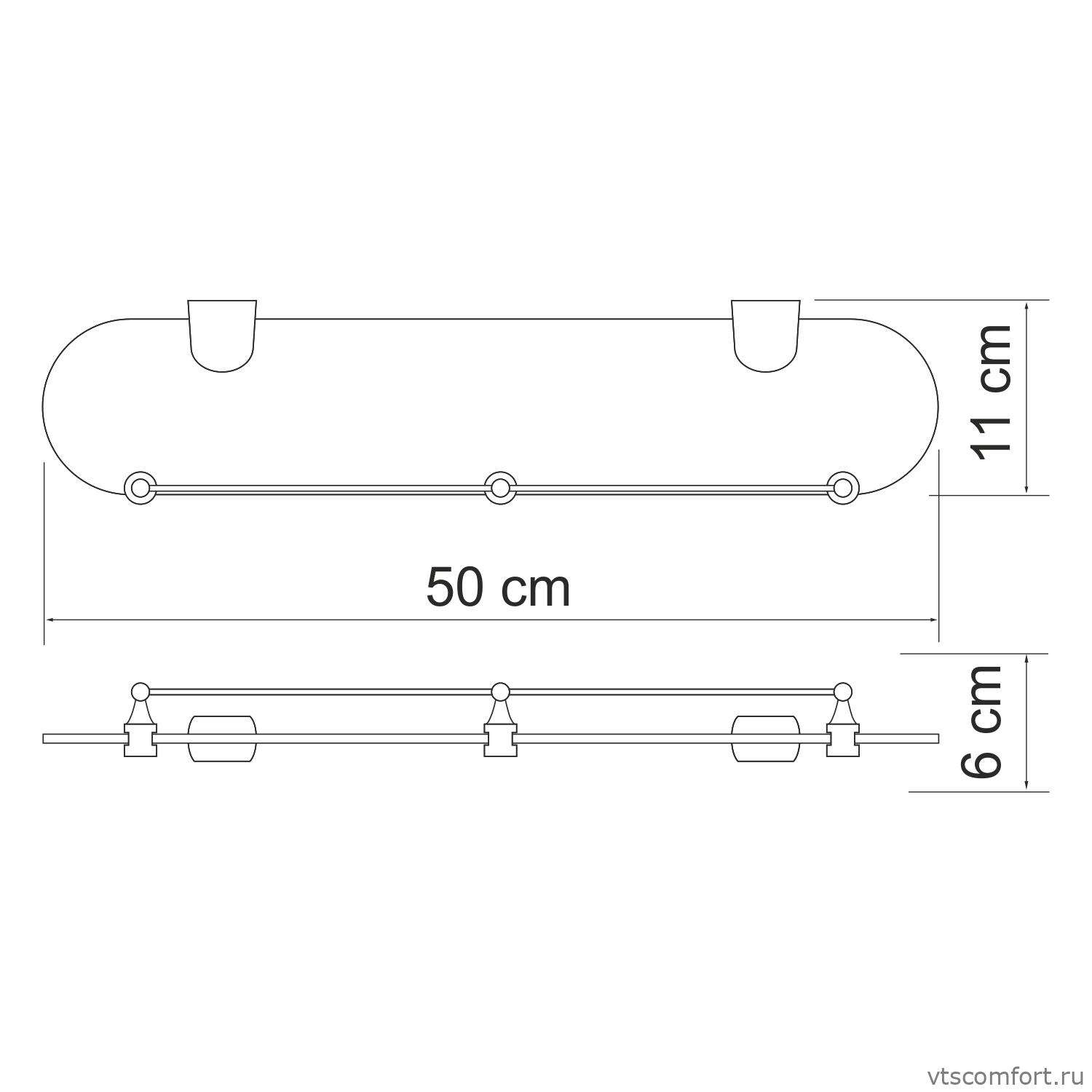 Фото WasserKraft Berkel K-6844 (ранее К-6824) Полка стеклянная с бортиком Изображение WasserKraft Berkel K-6844 (ранее К-6824) Полка стеклянная с бортиком