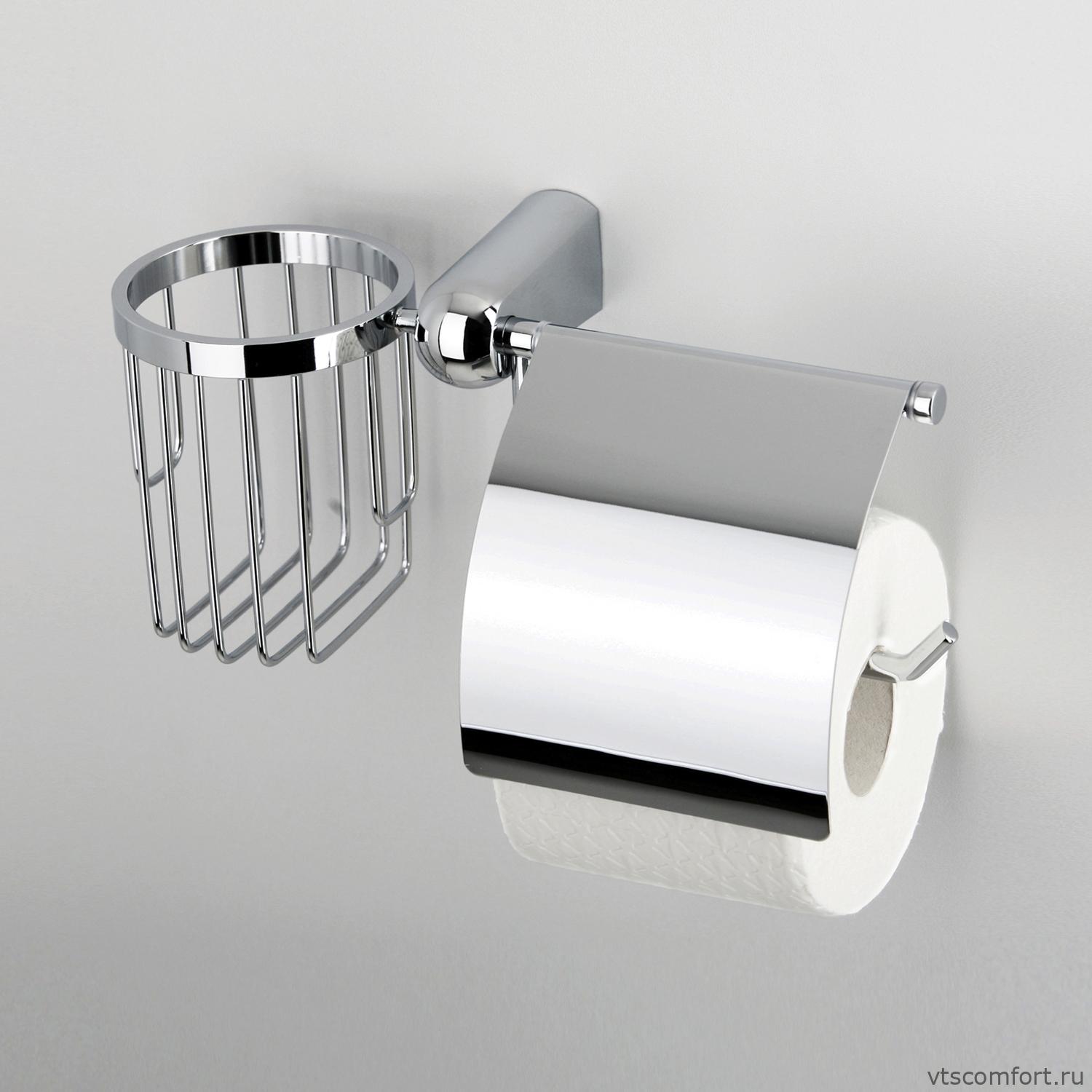 Фото WasserKraft Berkel K-6859 Держатель туалетной бумаги и освежителя Изображение WasserKraft Berkel K-6859 Держатель туалетной бумаги и освежителя