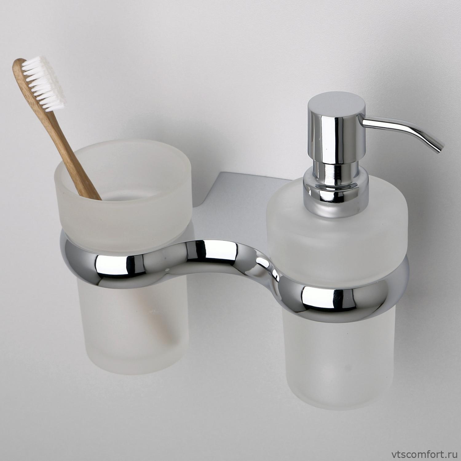 Фото WasserKraft Berkel K-6889 Держатель стакана и дозатора Изображение WasserKraft Berkel K-6889 Держатель стакана и дозатора