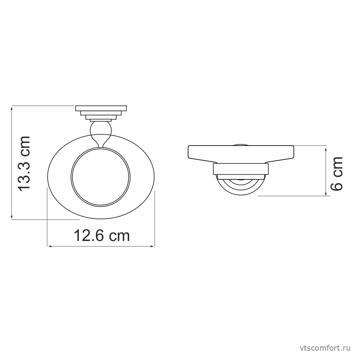 Фото WasserKraft Ammer K-7029 Мыльница Изображение WasserKraft Ammer K-7029 Мыльница