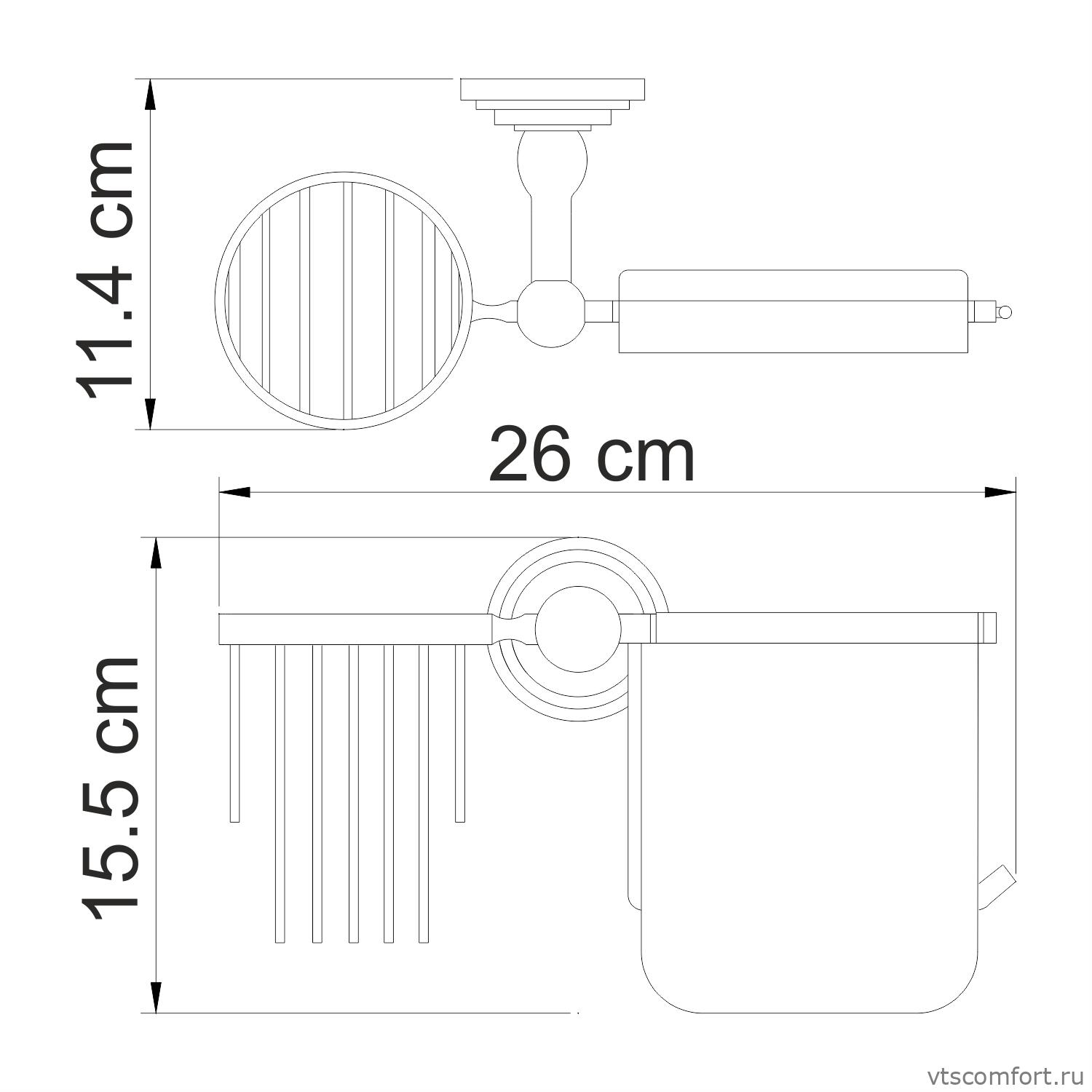 Фото WasserKraft Ammer K-7059 Держатель туалетной бумаги и освежителя Изображение WasserKraft Ammer K-7059 Держатель туалетной бумаги и освежителя