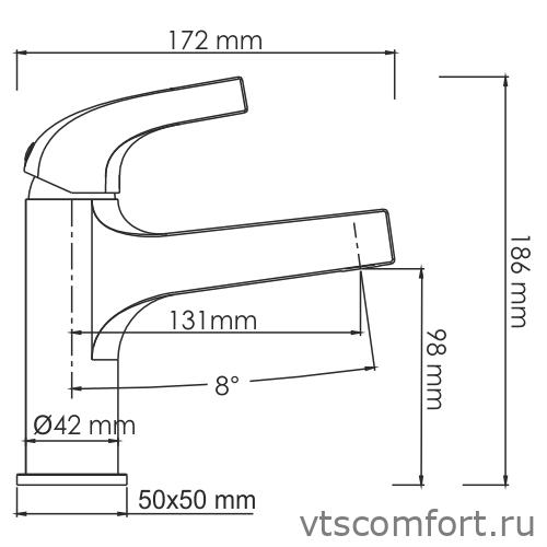 Фото WasserKraft Sauer 7103 Смеситель для умывальника Изображение WasserKraft Sauer 7103 Смеситель для умывальника