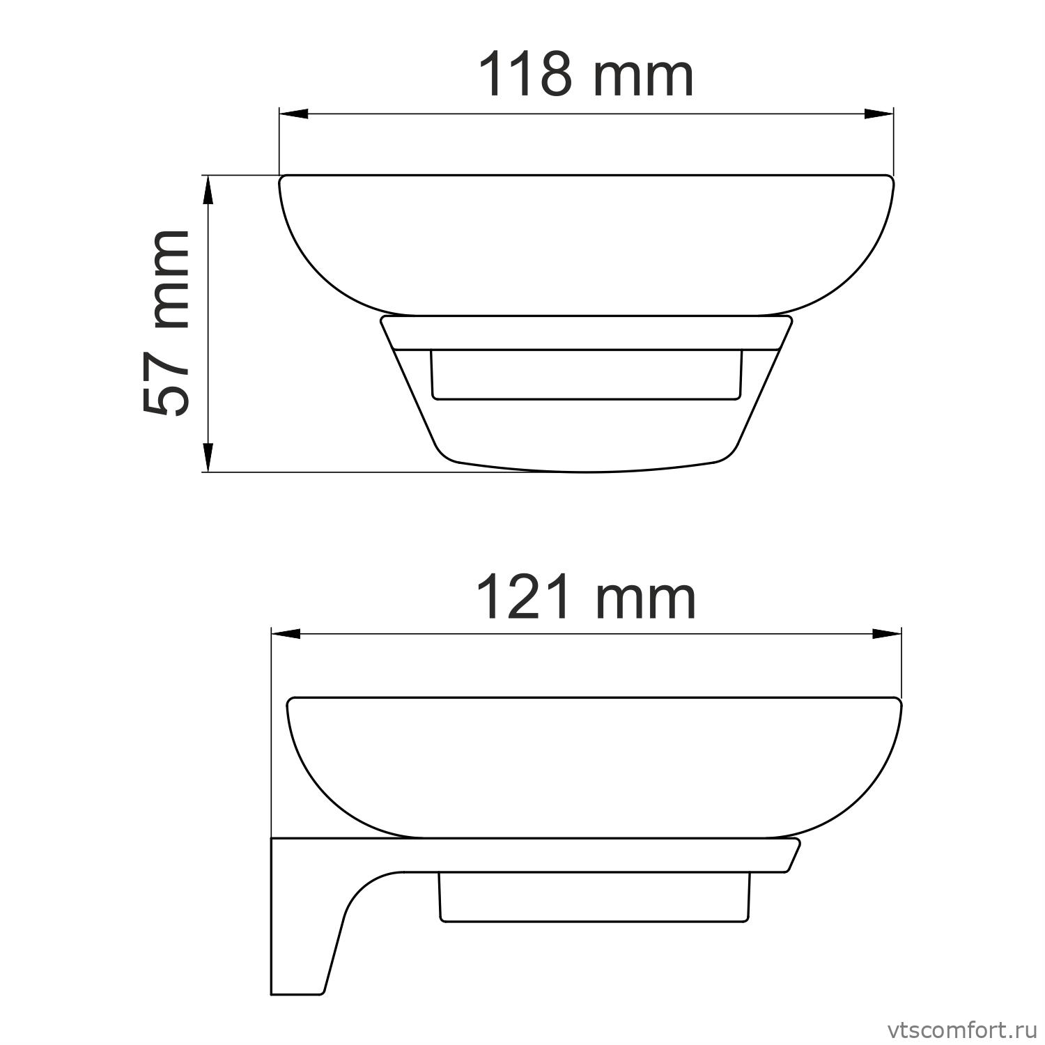 Фото WasserKraft Elbe K-7229 Мыльница Изображение WasserKraft Elbe K-7229 Мыльница