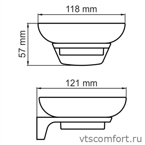 Фото WasserKraft Wiese K-8929 Мыльница Изображение WasserKraft Wiese K-8929 Мыльница