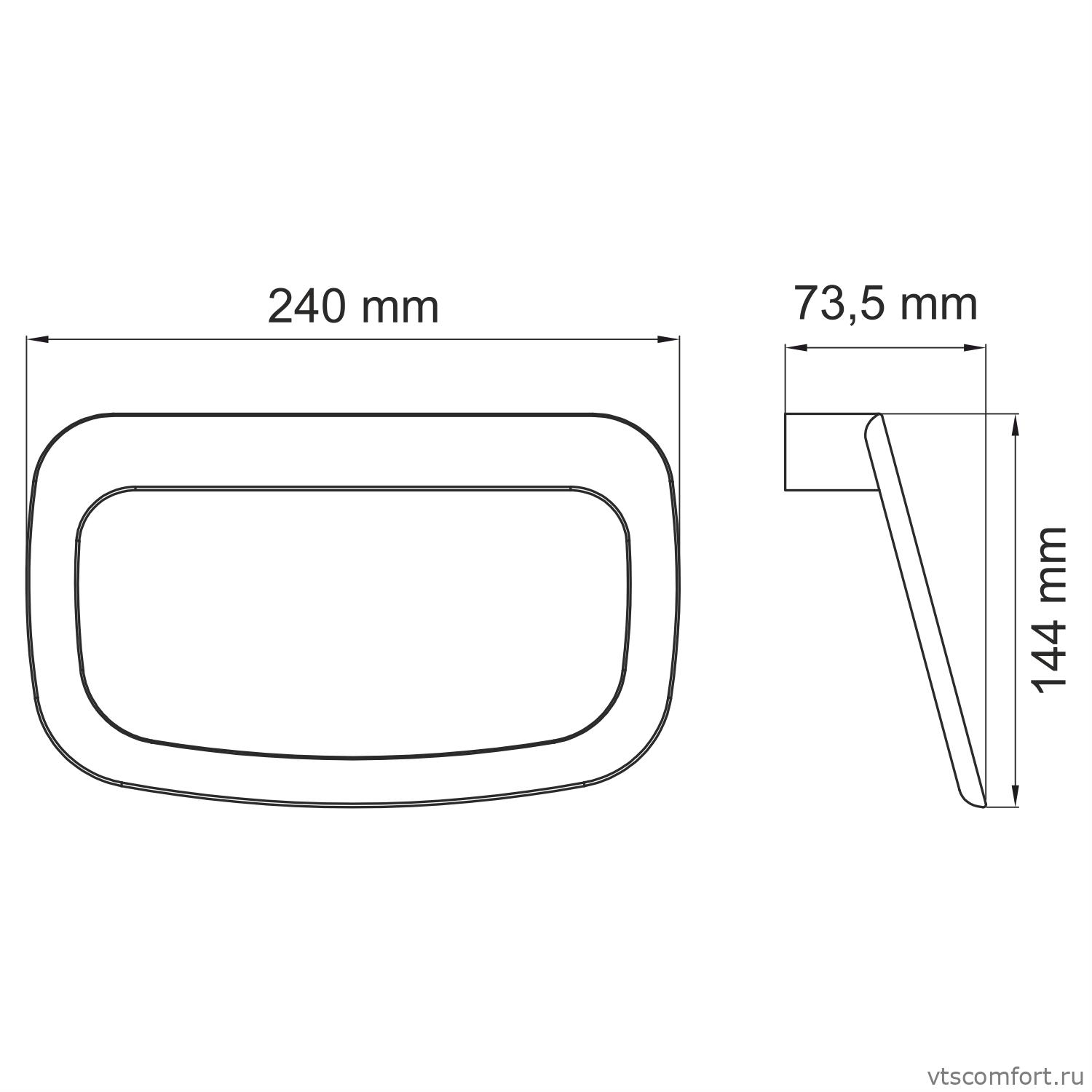 Фото WasserKraft Elbe K-7260 Держатель полотенец Изображение WasserKraft Elbe K-7260 Держатель полотенец