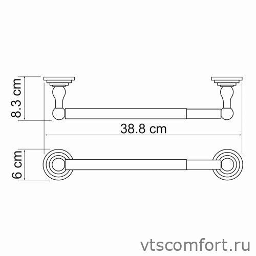 Фото WasserKraft Isar K-7391 (ранее К-7322D) Держатель бумажных полотенец Изображение WasserKraft Isar K-7391 (ранее К-7322D) Держатель бумажных полотенец