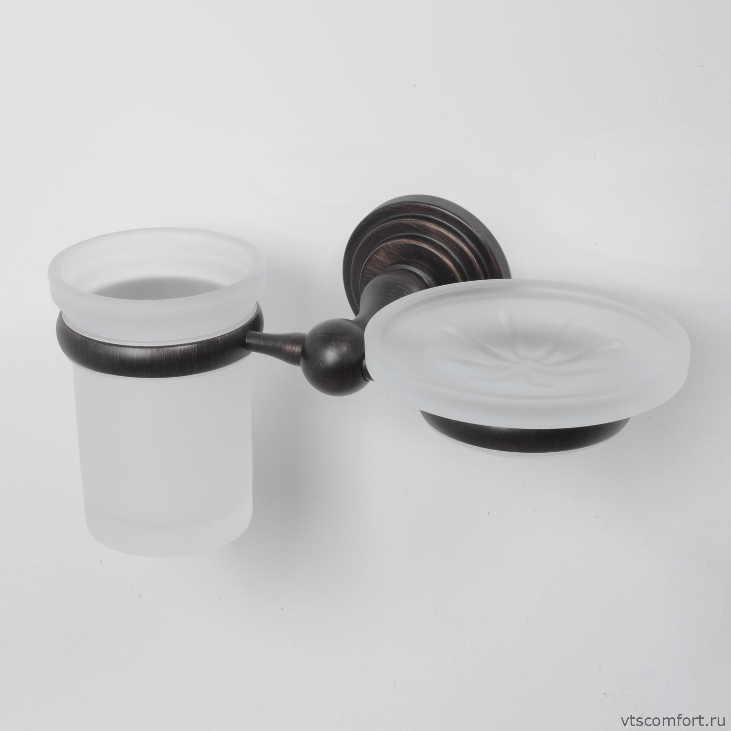 Фото WasserKraft Isar K-7326 Держатель стакана и мыльницы Изображение WasserKraft Isar K-7326 Держатель стакана и мыльницы